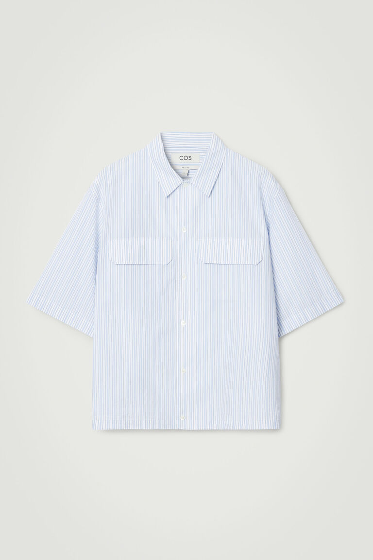 RELAXED FLAP-POCKET UTILITY SHIRT