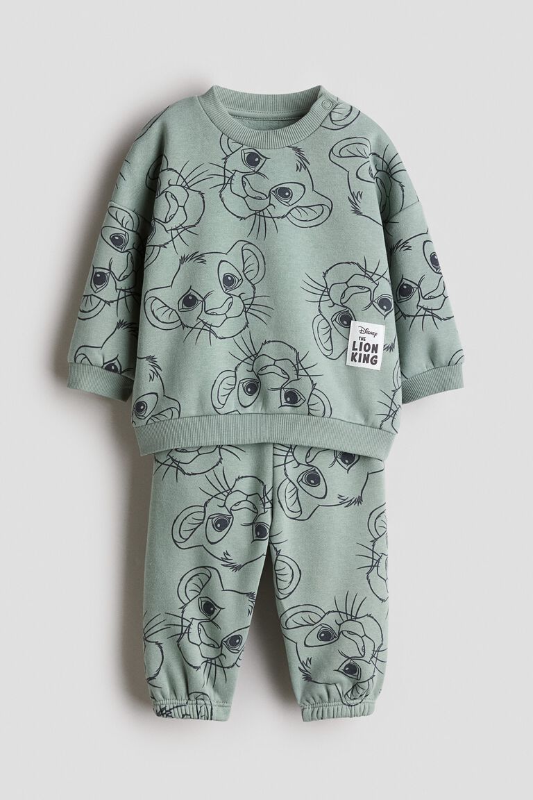 2-piece printed sweatshirt set