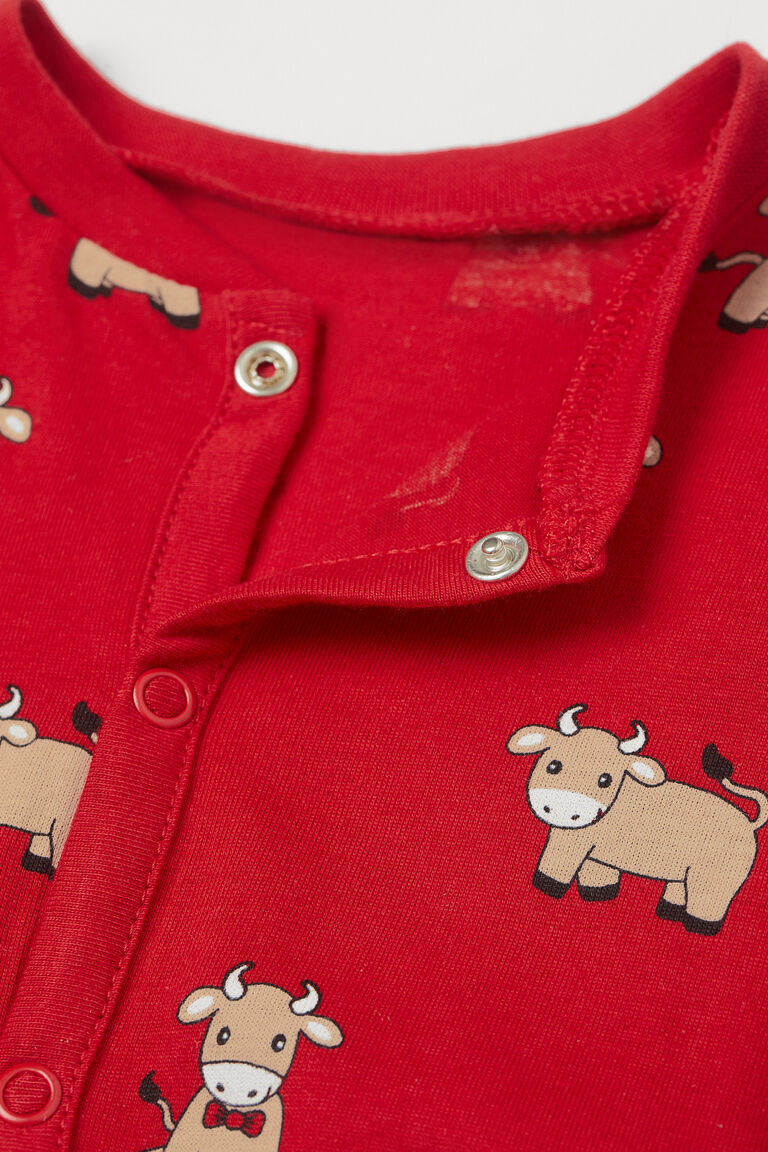 Cotton jersey pyjamas