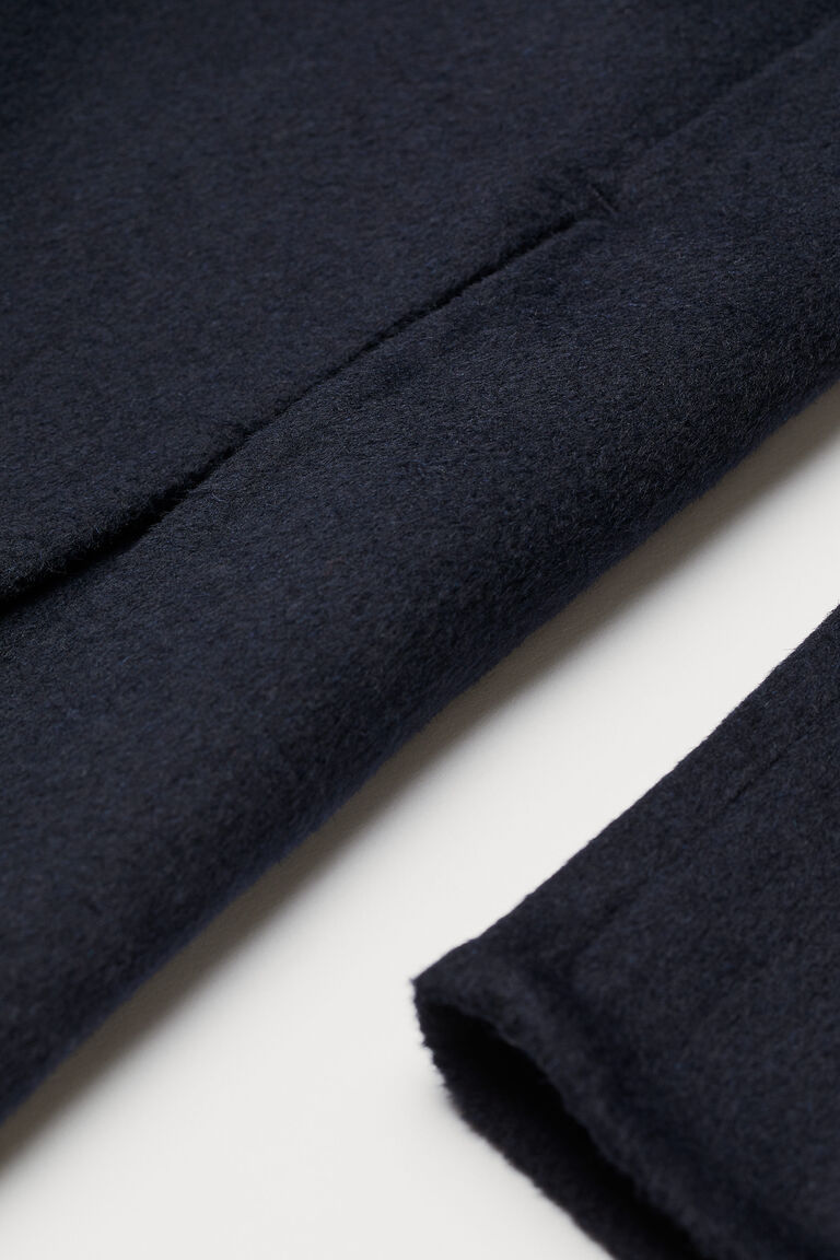 Oversized woolblend coat