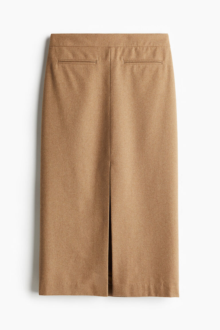 スカート WOOL BLEND PENCIL SKIRT Wool-blend pencil skirt