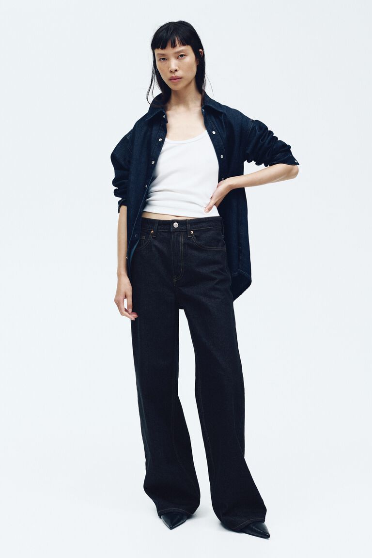 Wide High Waist Jeans