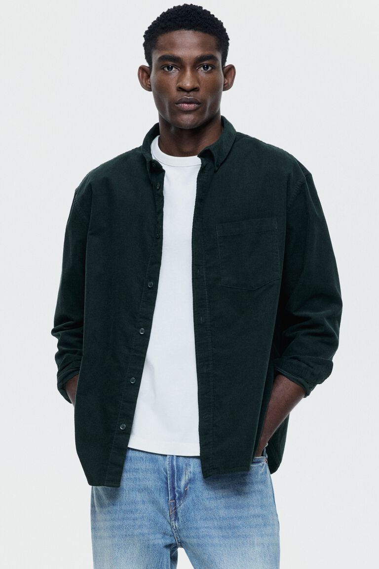 Regular Fit Corduroy shirt