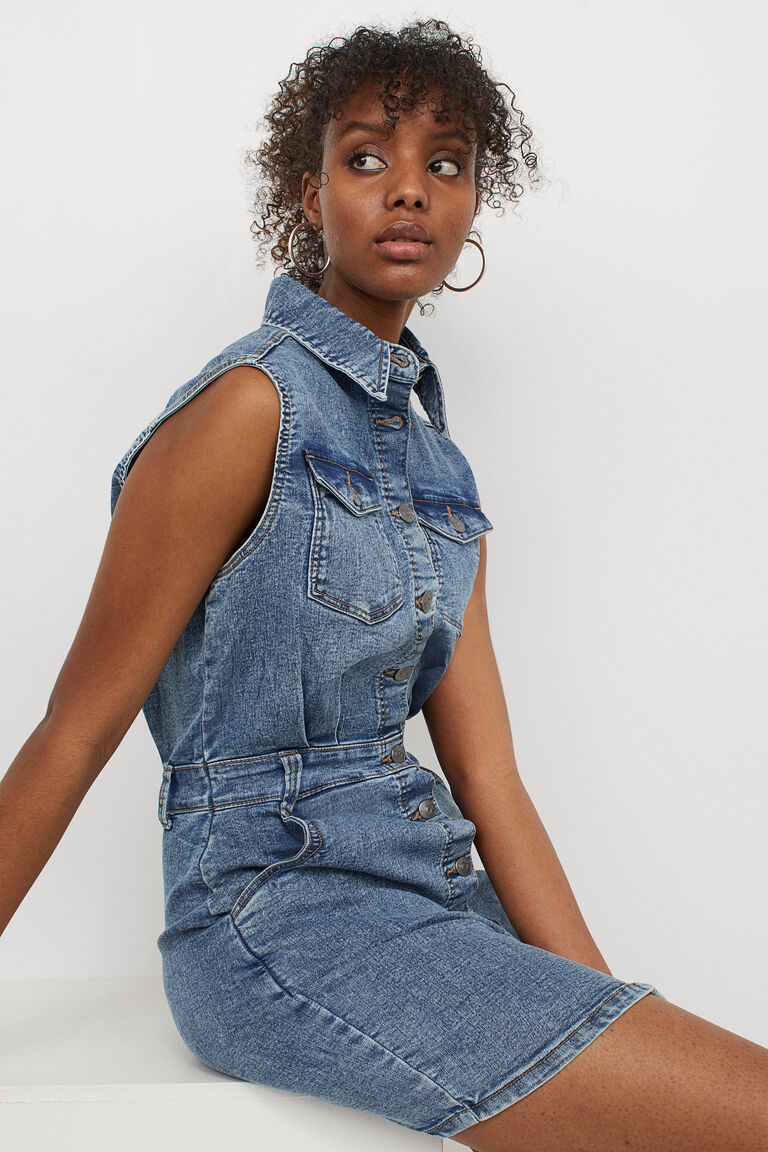 Denim dress