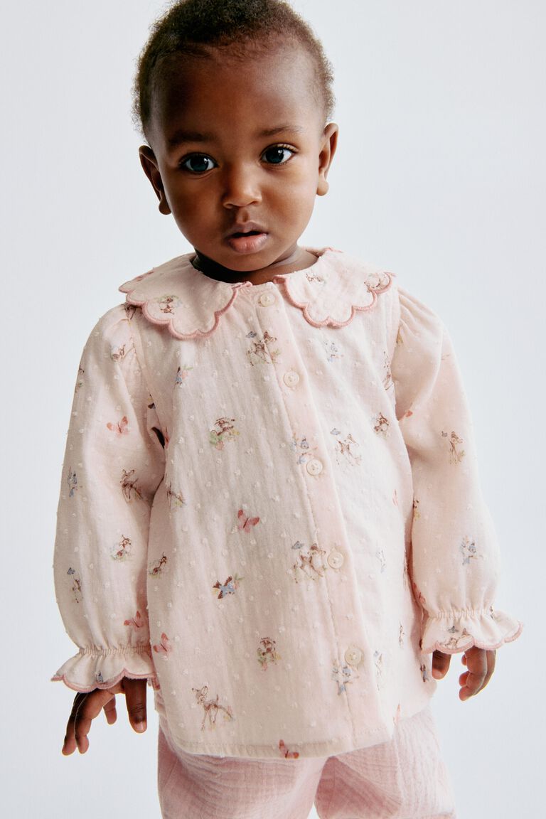 Cotton muslin blouse