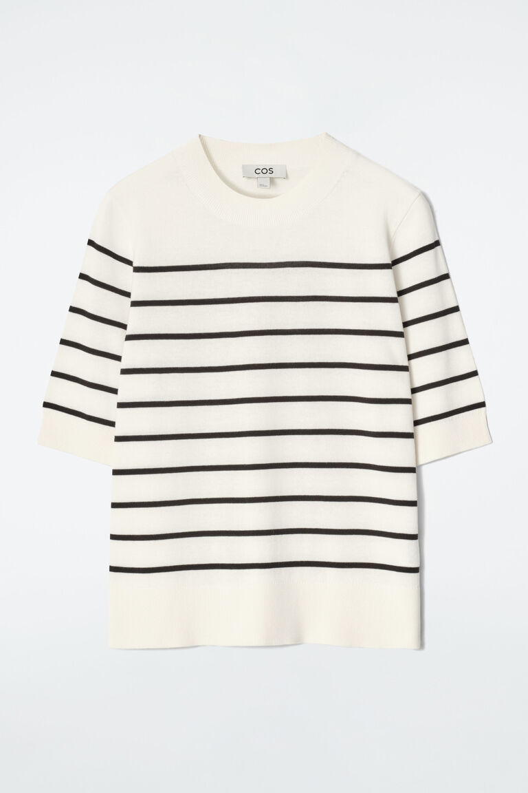 REGULAR KNITTED T-SHIRT