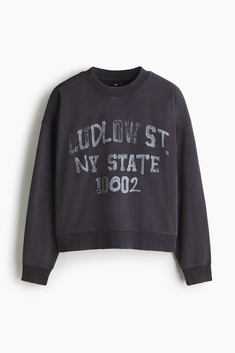 main story 8y スウェット Oversized Fit Printed sweatshirt