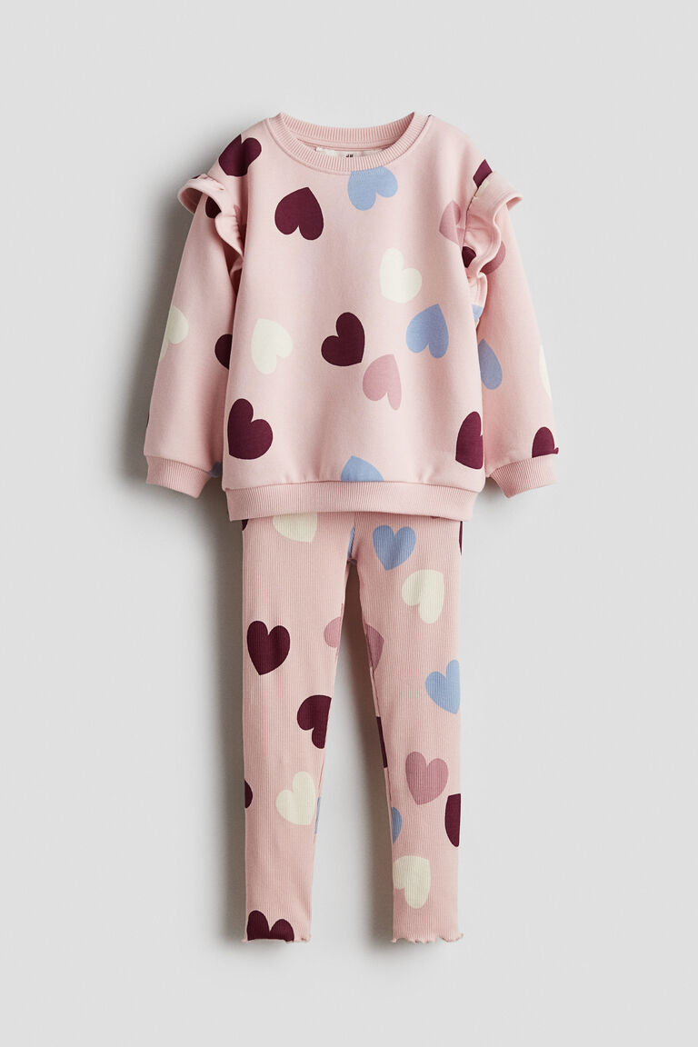 2-piece sweatshirt and leggings set