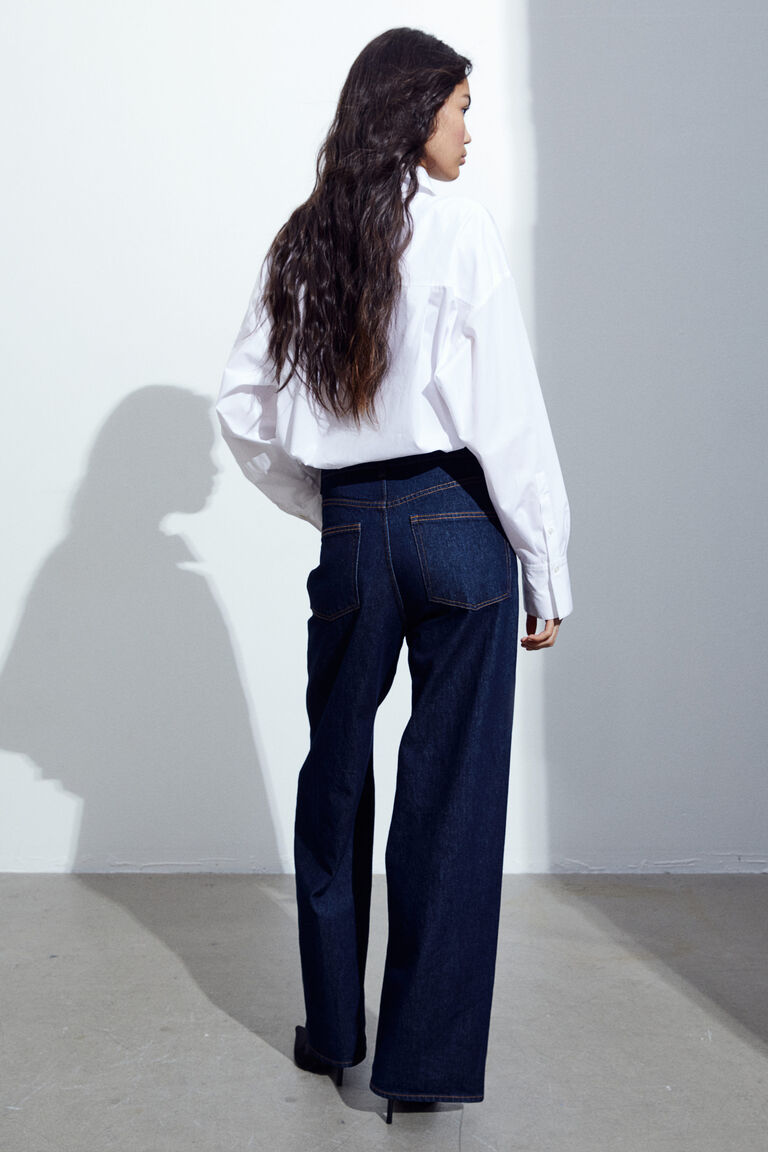 Oversized cotton shirt