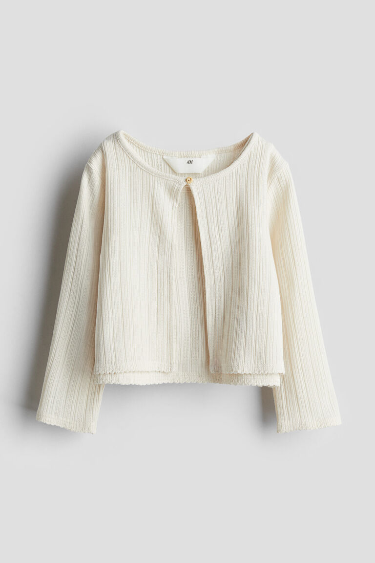 Solid Color Cardigan Top Two Piece Sets