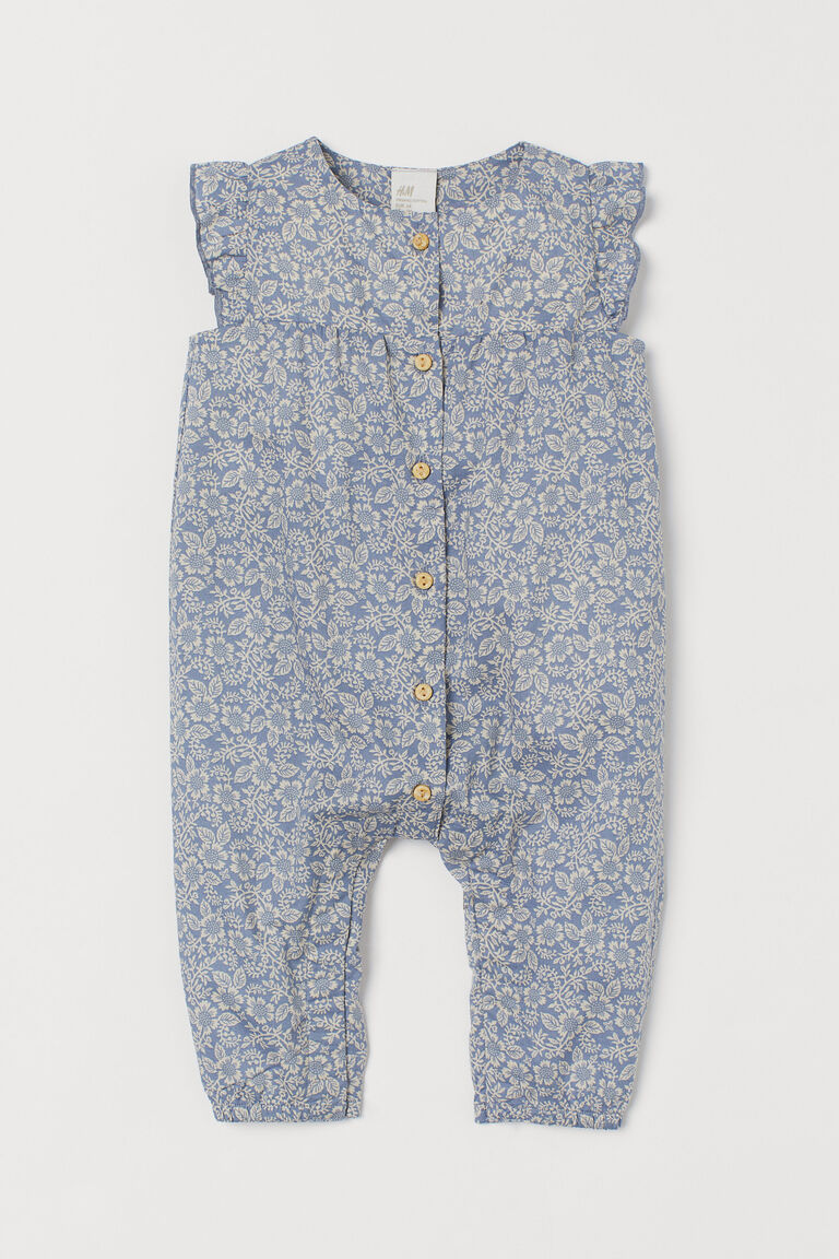 Cotton romper suit
