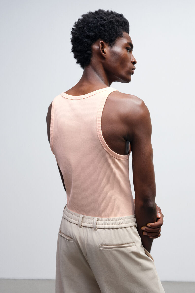 Slim Fit Ribbed vest top