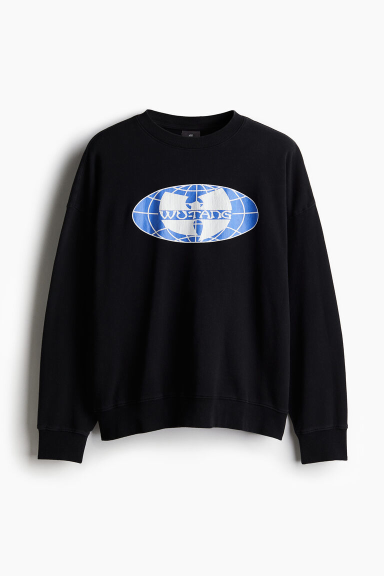 【U LAN】Alford Washing Printed Sweatshirt U LAN】Alford Washing Printed Sweatshirt