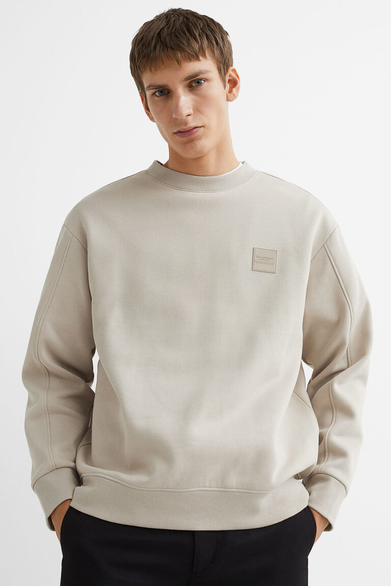 h&m relaxed fit sweatshirt