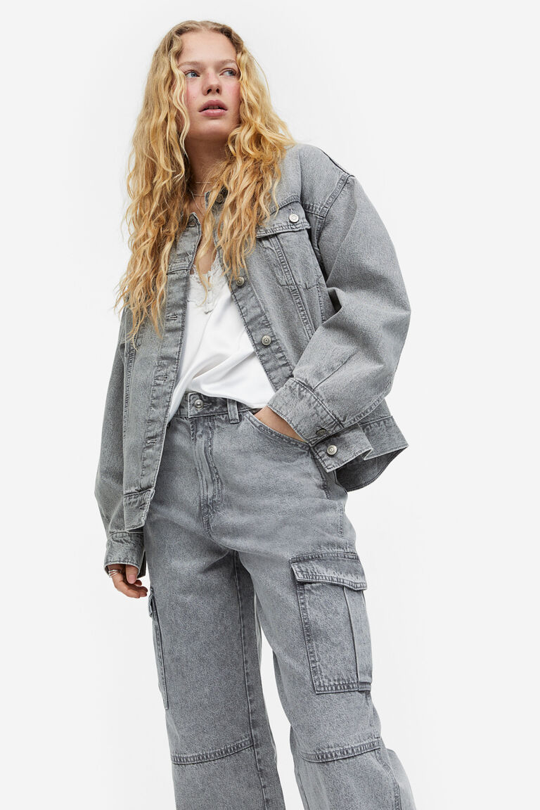 90s Wide Leg Cargo Jeans main image 1
