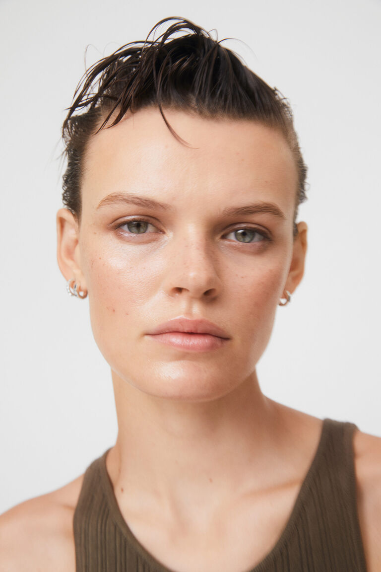 Ribknit bodycon dress