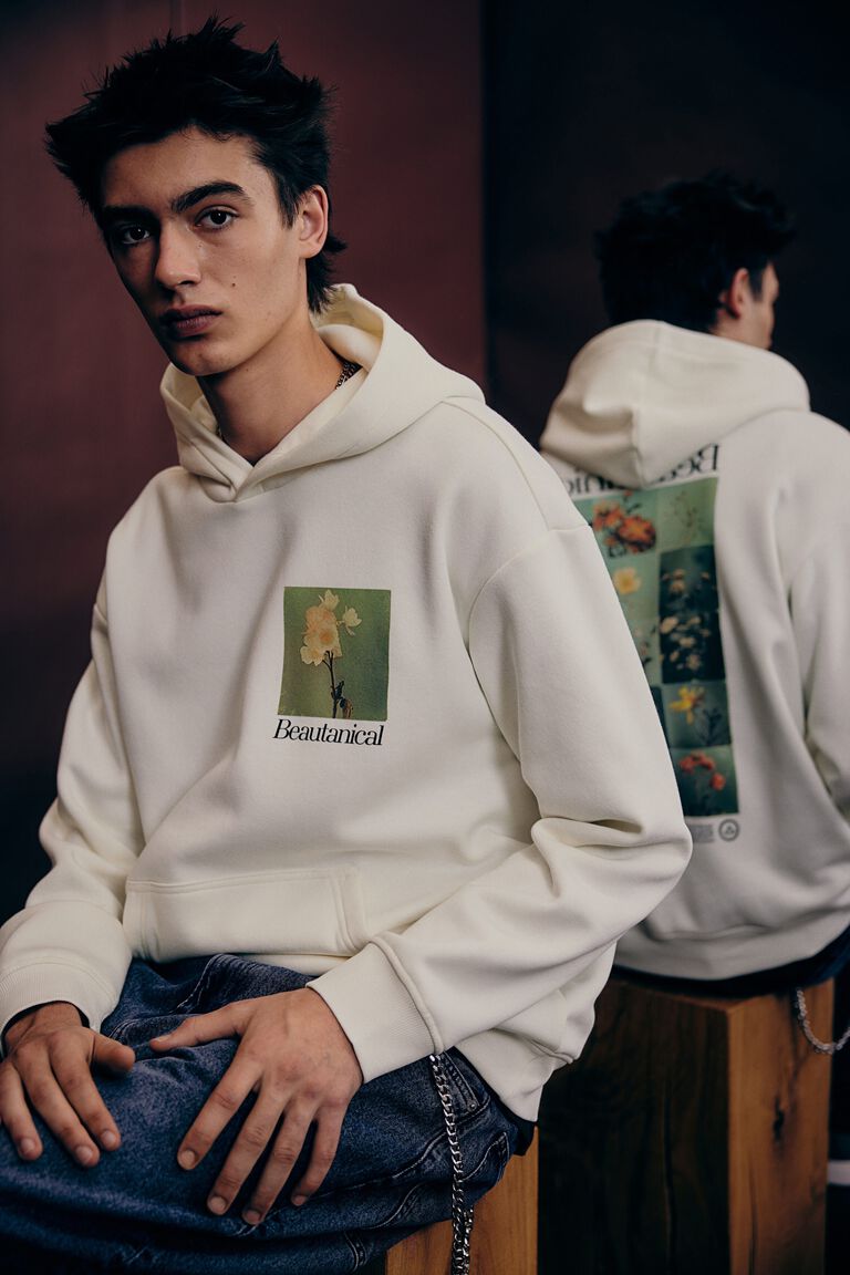 Loose Fit Printed hoodie