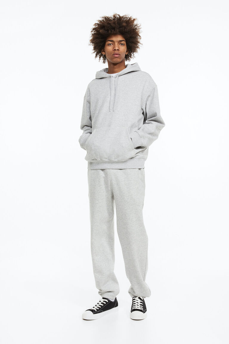 Women's Relaxed Fit Hoodie Grey Cotton main image 0