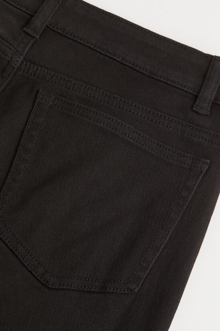 Low Waist Flared twill trousers
