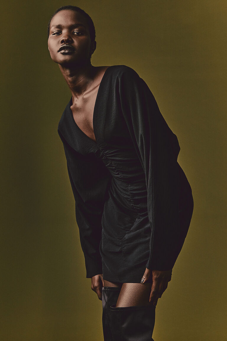 Gathered dress