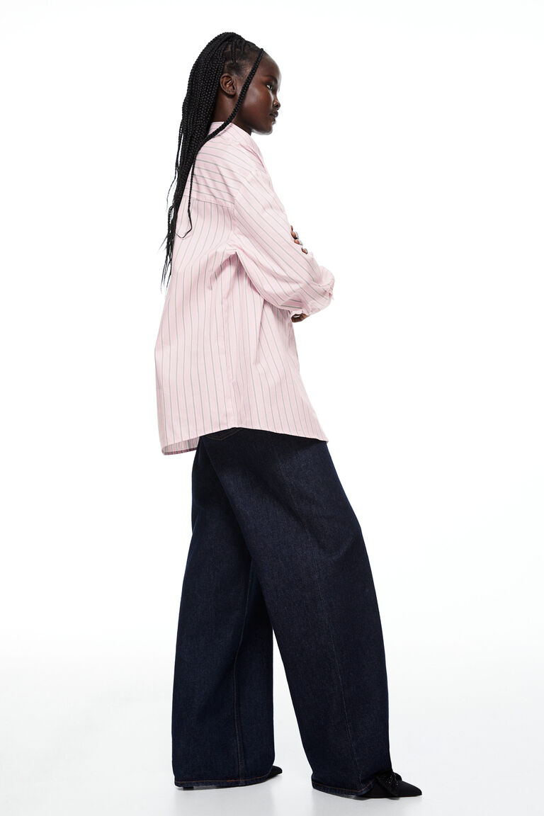 ABOVE SHIRT / LIPSTICK RED SUPER POPLIN