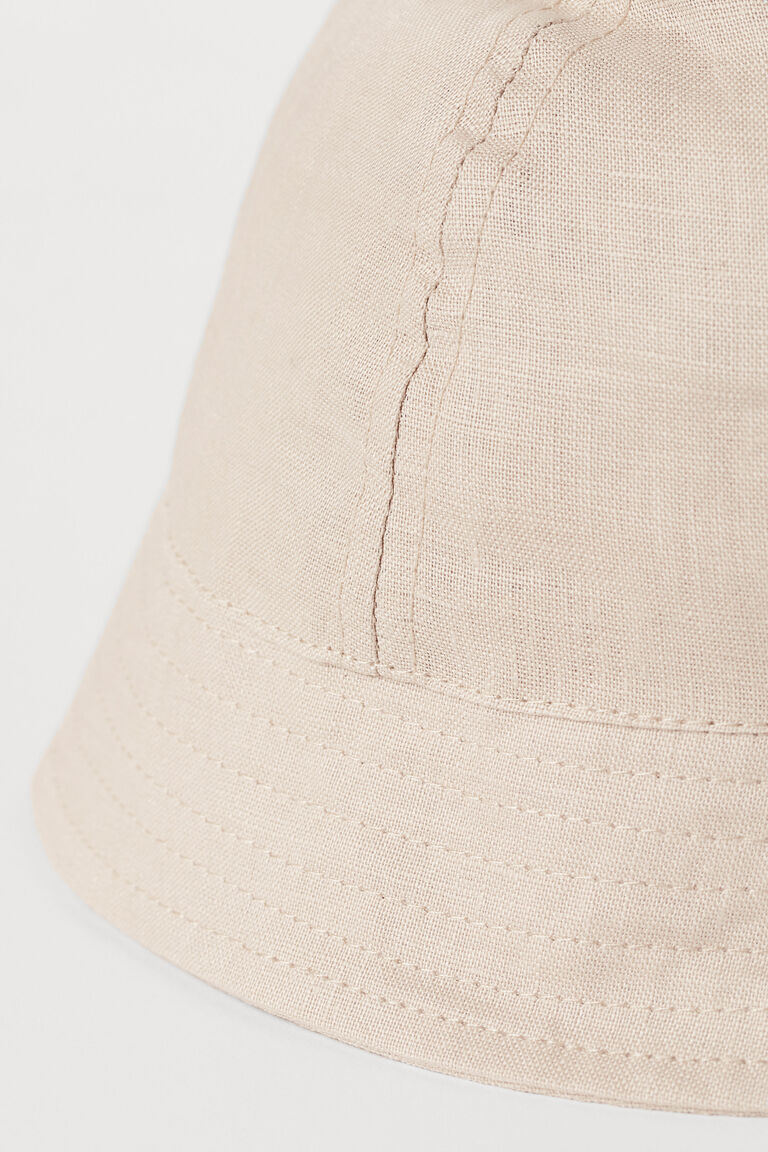 Linen sun hat