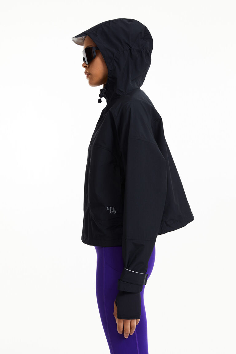 Waterrepellent popover jacket