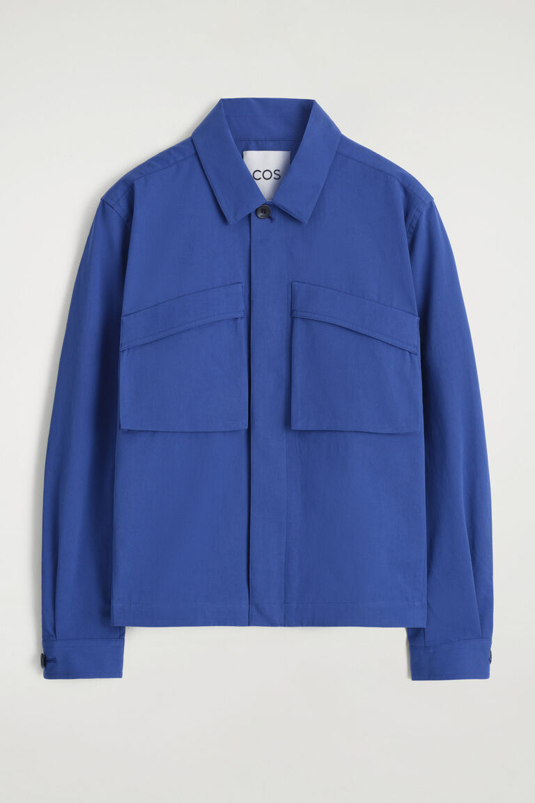 UTILITY COTTON-TWILL OVERSHIRT