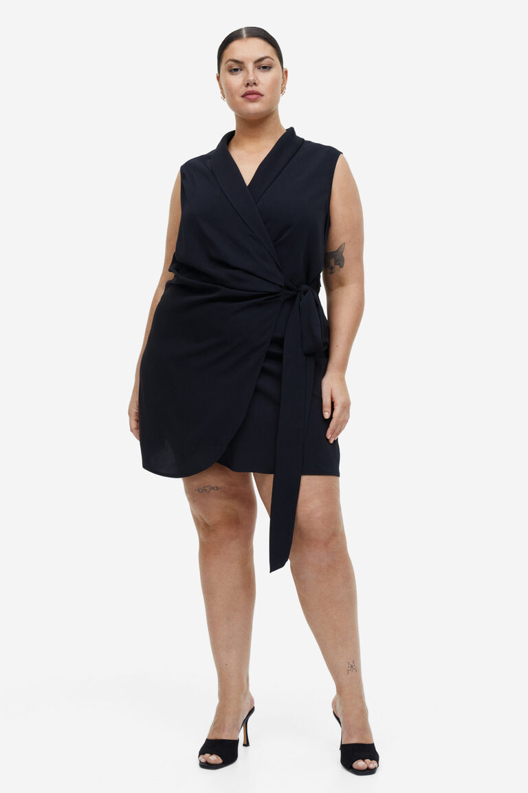 Blazer wrap dress