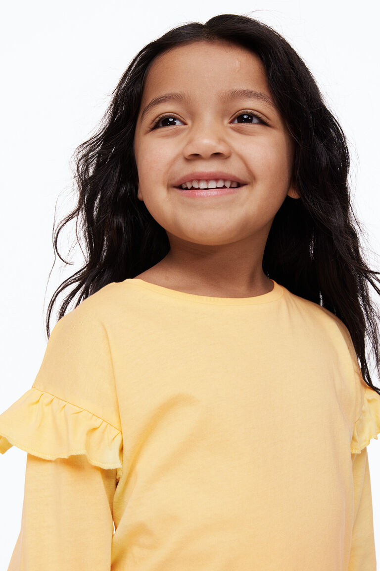 Longsleeved cotton top