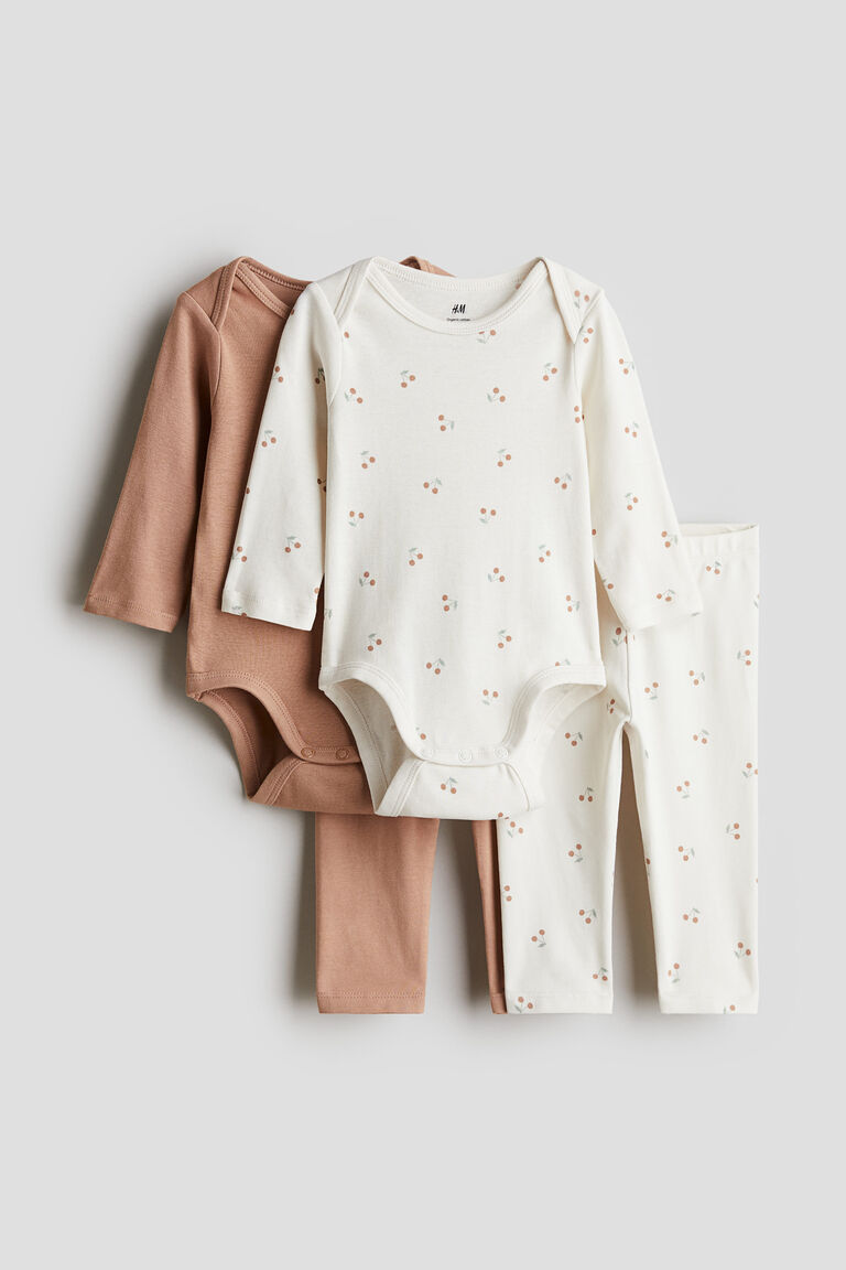 4-piece cotton jersey set