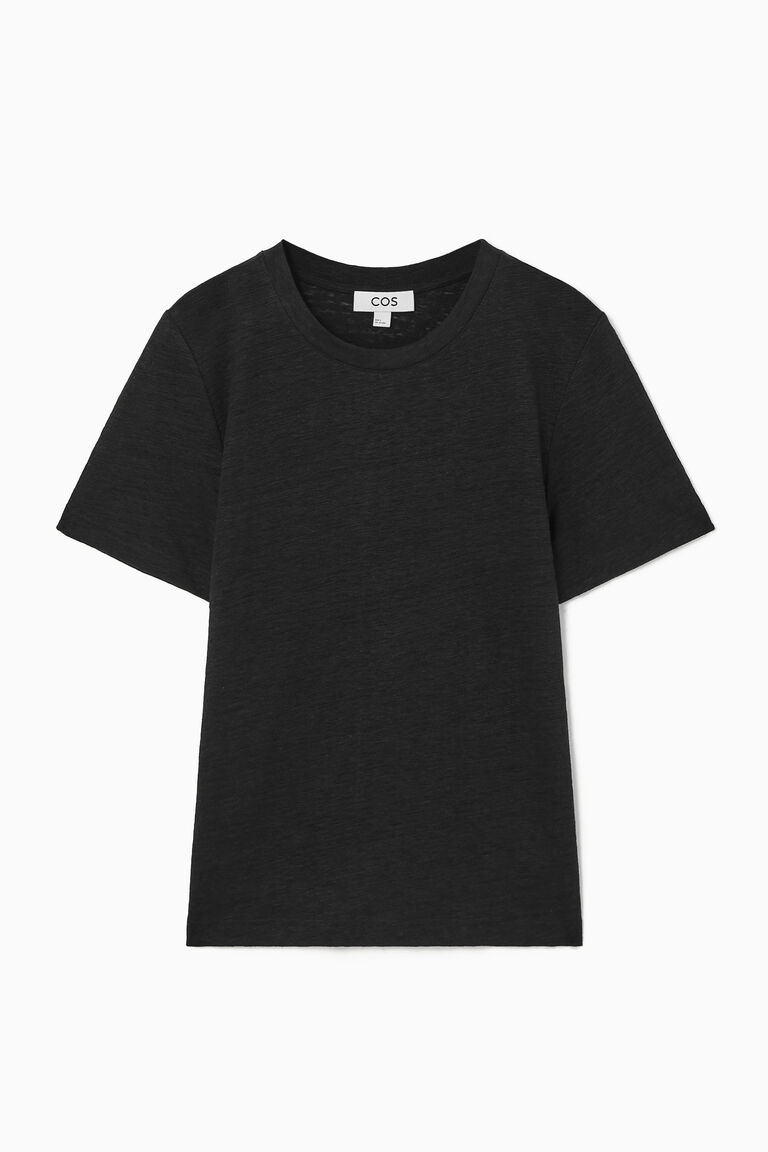 REGULAR LINEN T-SHIRT