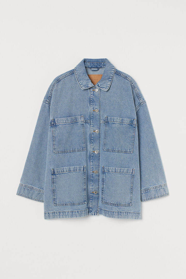 Oversized denim jacket