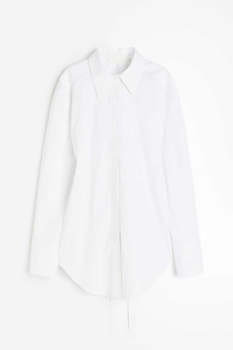Blusa PIECES Mujer - Manga Larga Con Detalle De Lazo, Estilo Casual