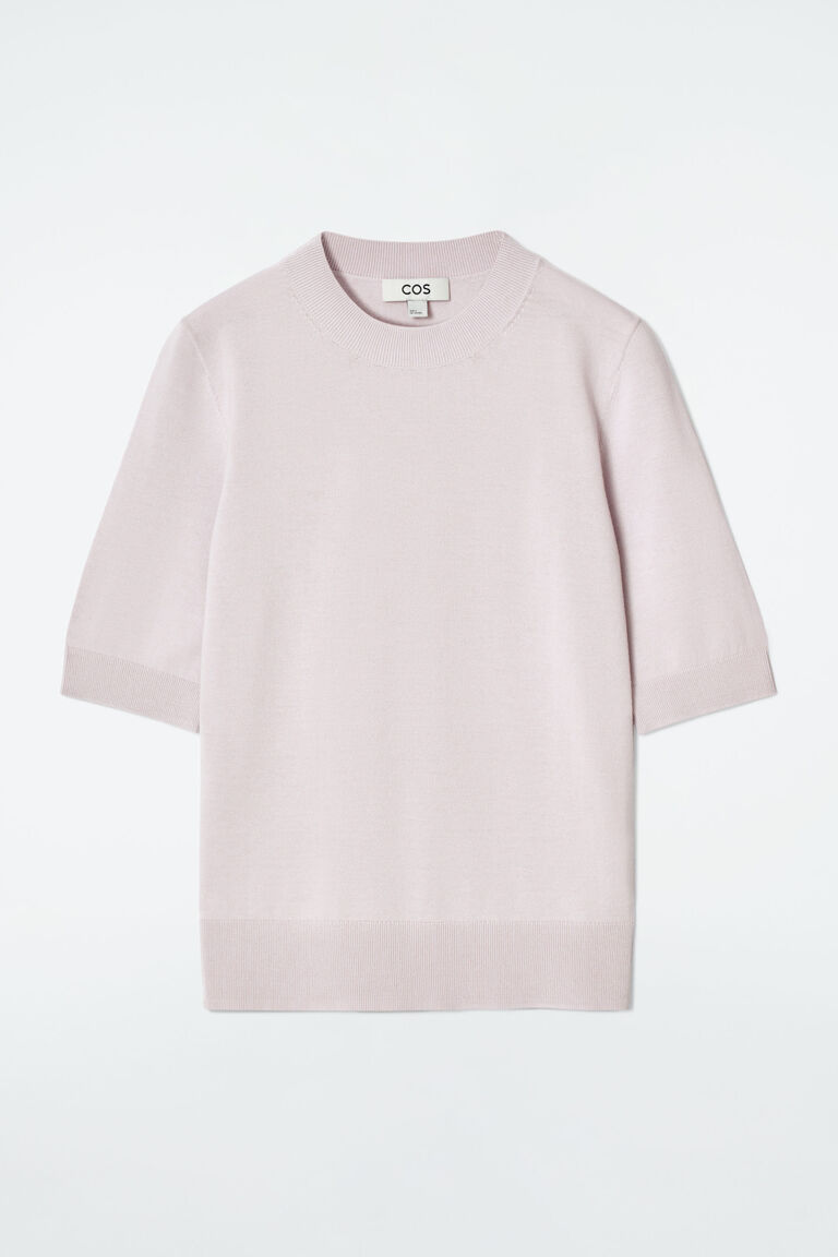 REGULAR KNITTED T-SHIRT