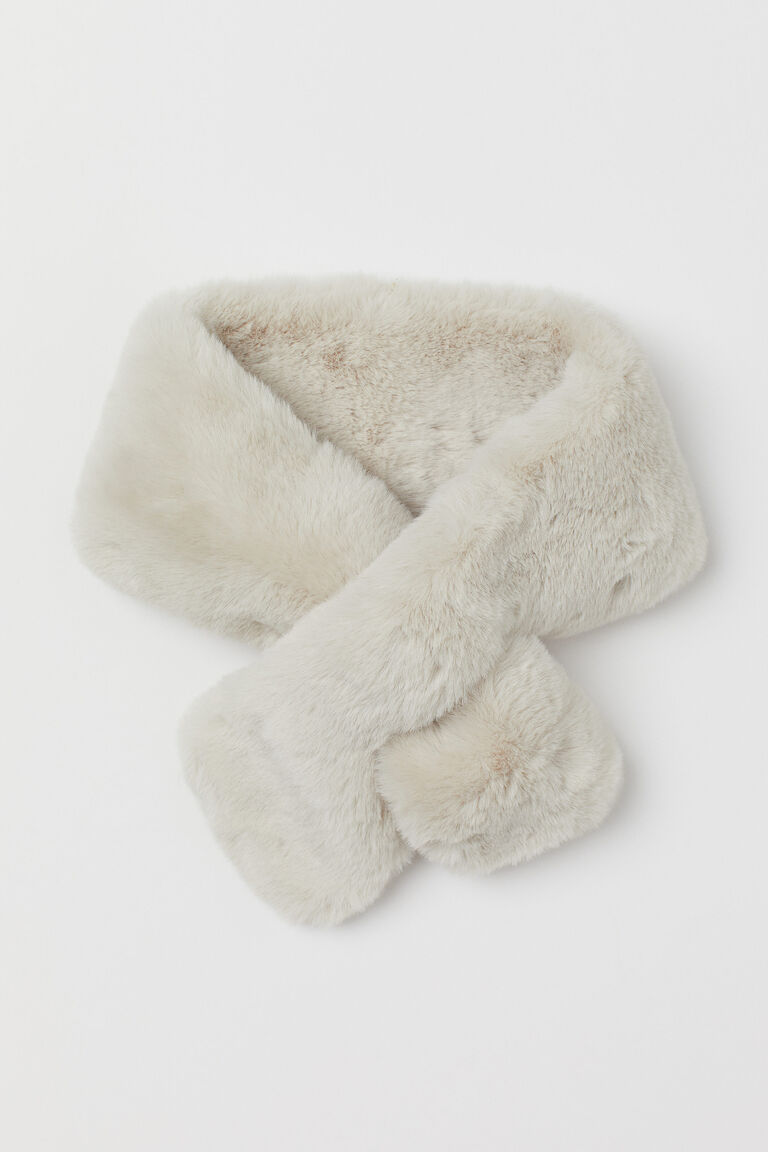 Faux fur scarf