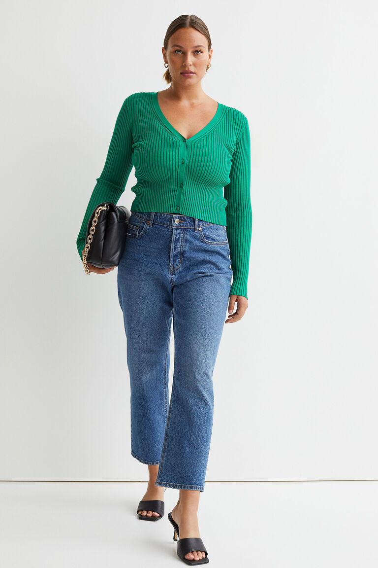 Straight High Ankle Jeans