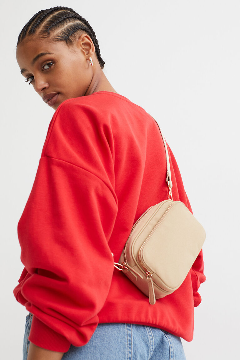 Canvas shoulder bag