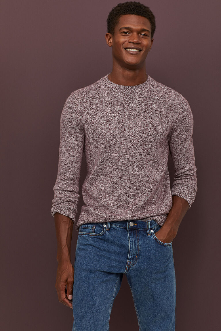 Knitted cottonblend jumper