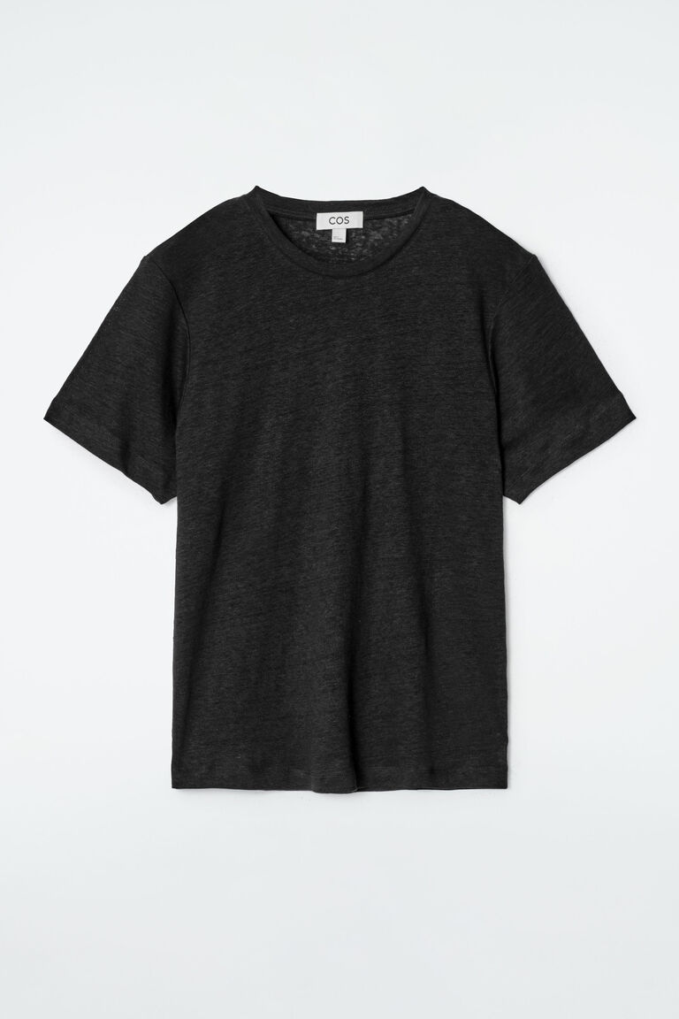 CREW-NECK LINEN T-SHIRT