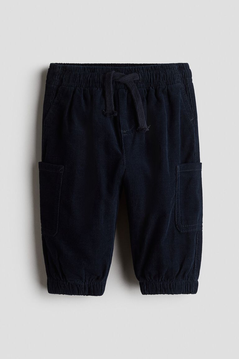 Cotton corduroy trousers