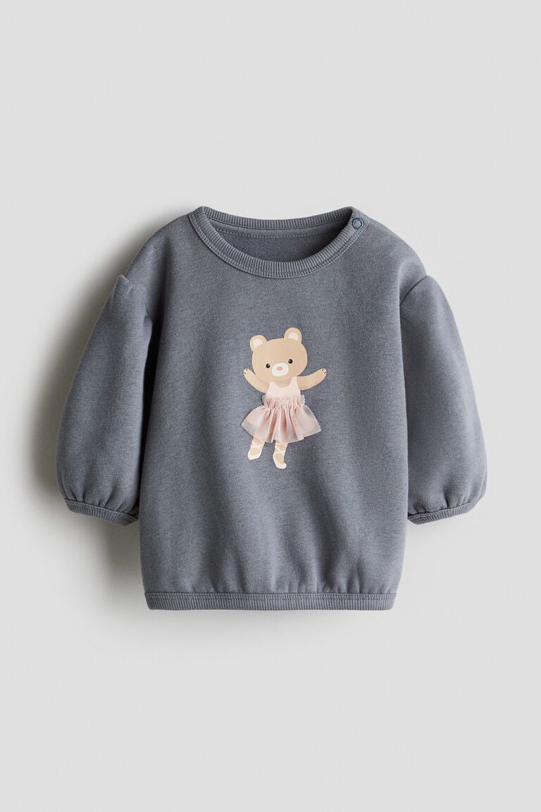 Motif-detail sweatshirt