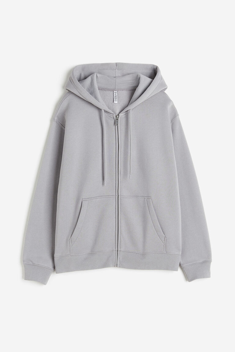 Zip-through hoodie