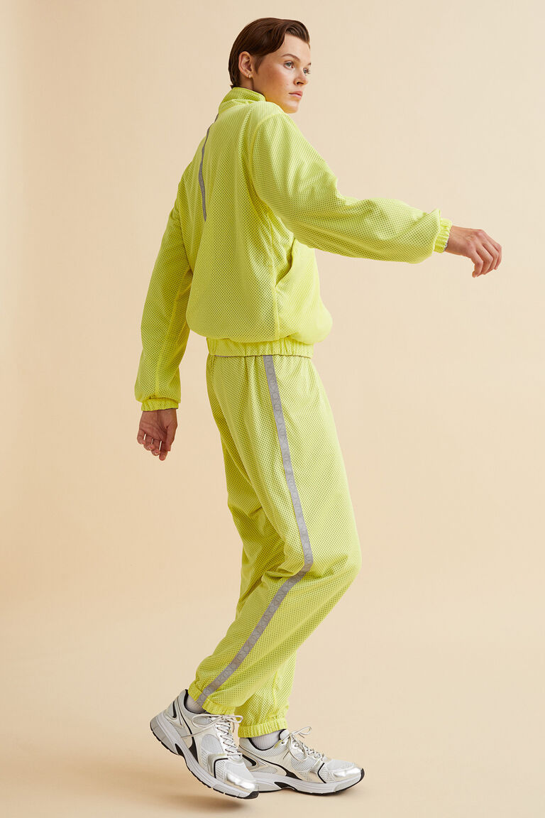 Reversible track pants