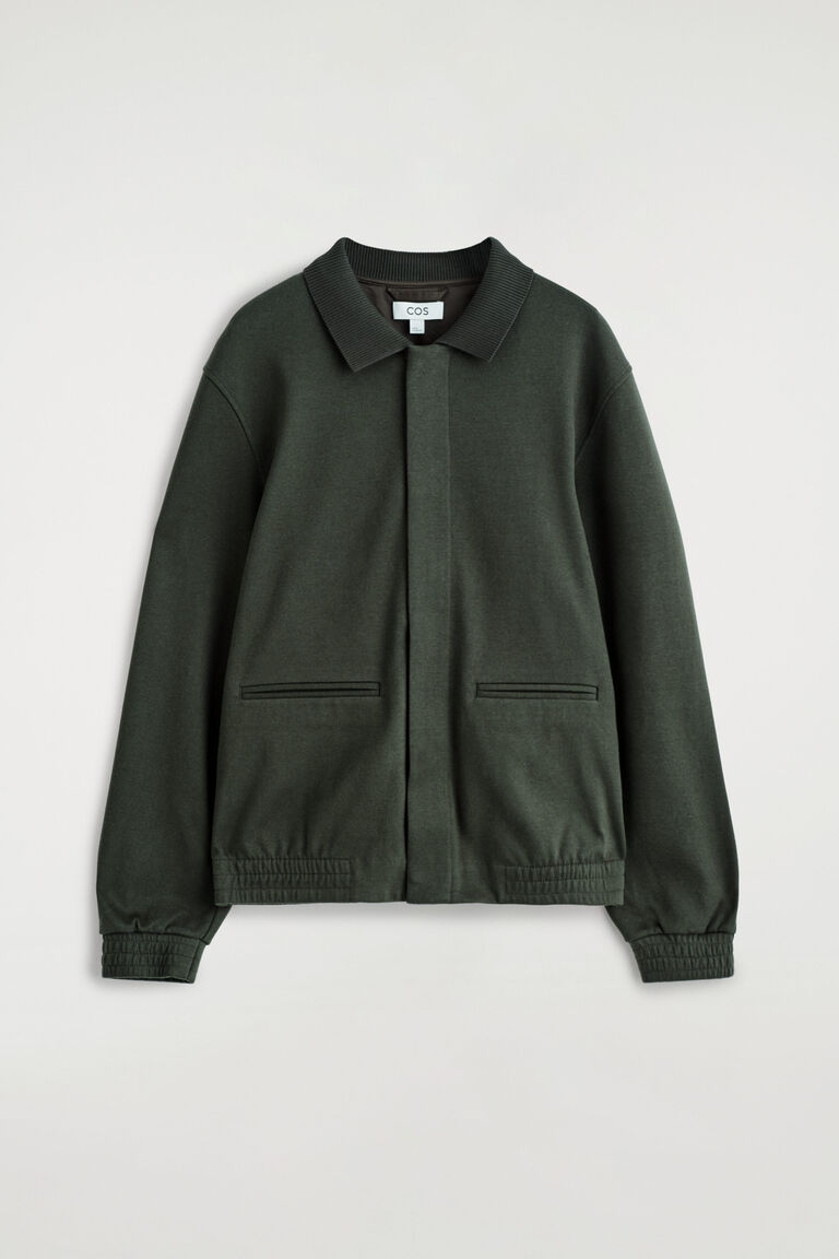 JERSEY HARRINGTON JACKET