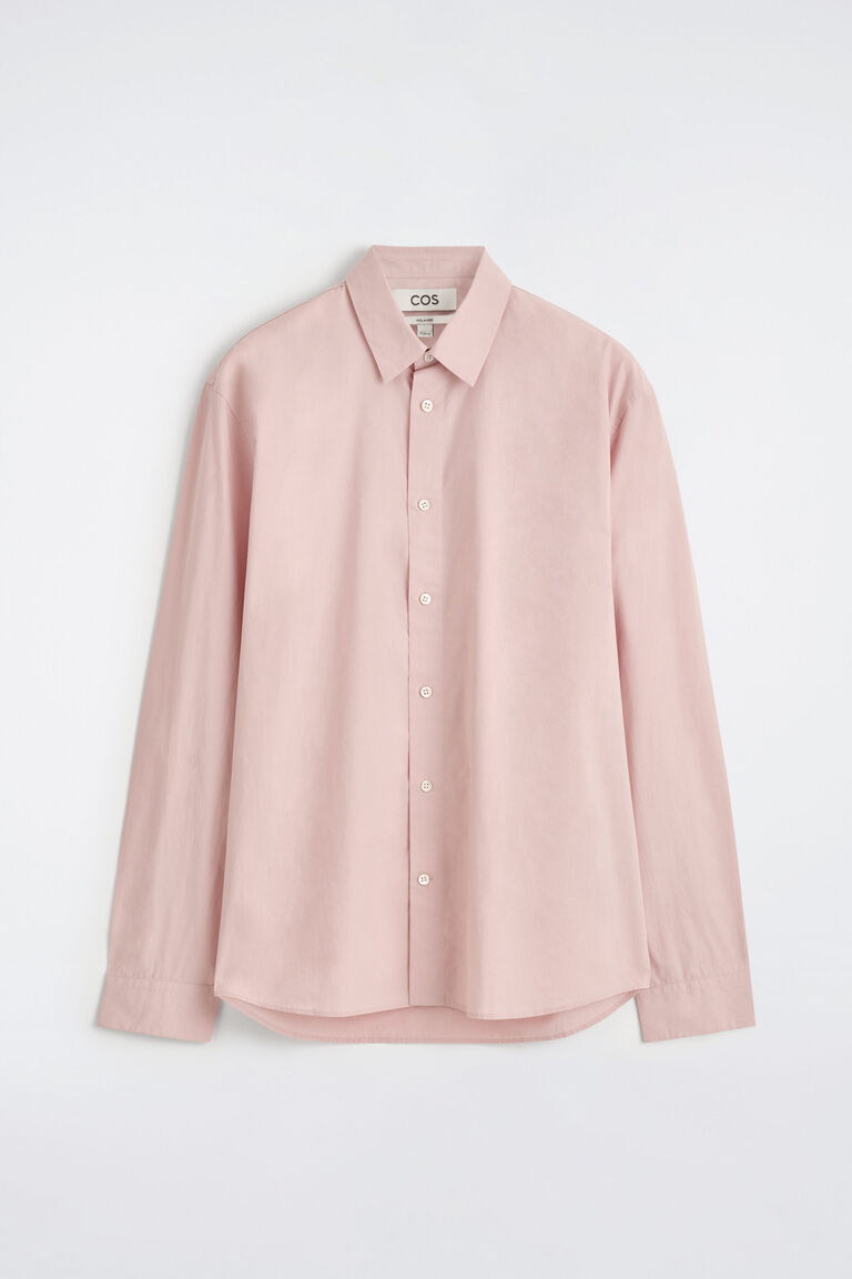 RELAXED PIMA COTTON-POPLIN SHIRT