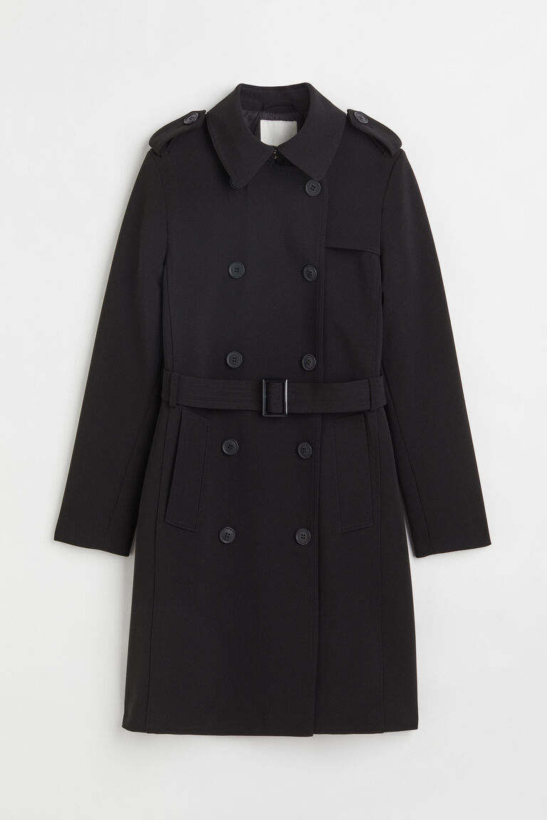 Trenchcoat Schwarzer Mantel Damen H&m Next Mantel Schwarz Mantel Hm  Trenchcoat Schwarz Herren H&M Lange