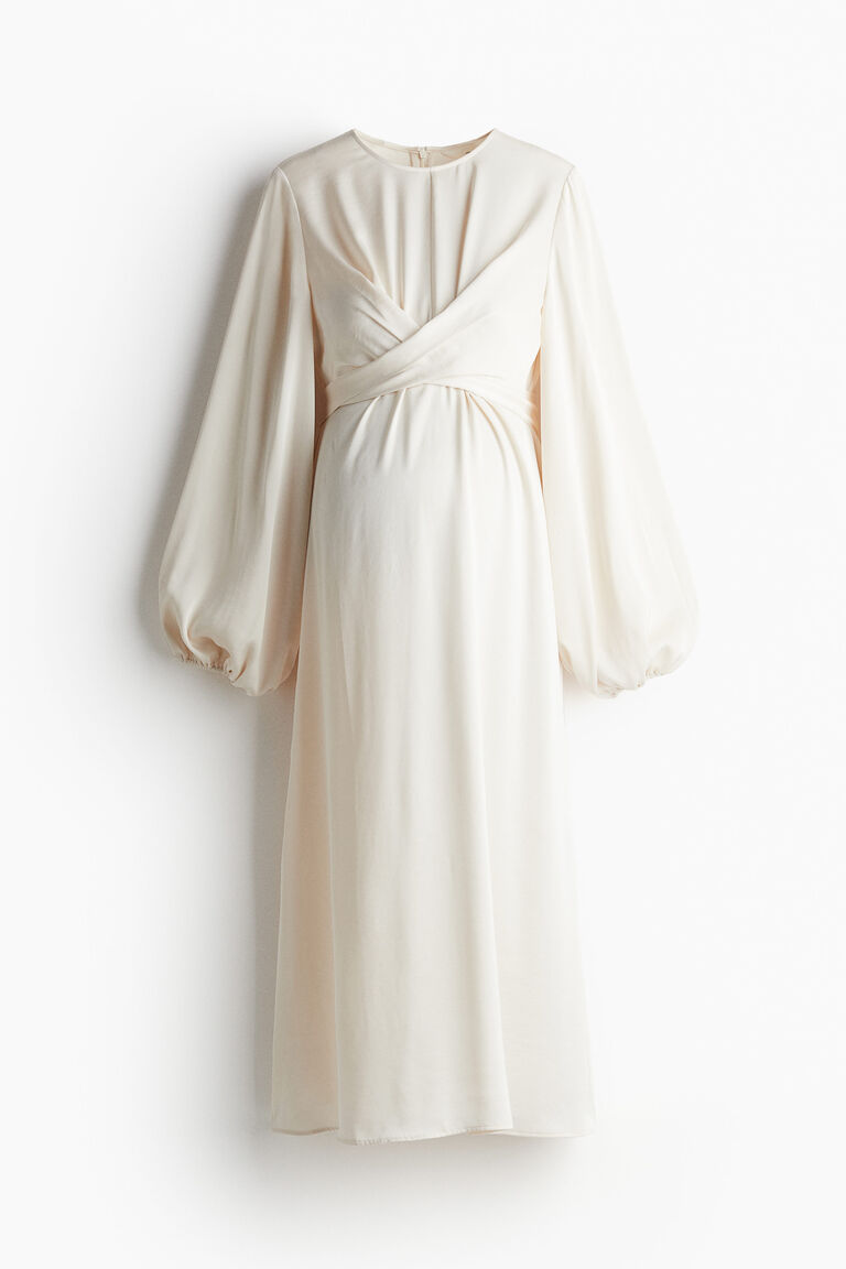 ワンピース MYLAN Volume Sleeve Dress | Shell White Volume Sleeve Maxi Dress | Shell White – MYLAN ONLINE SHOP