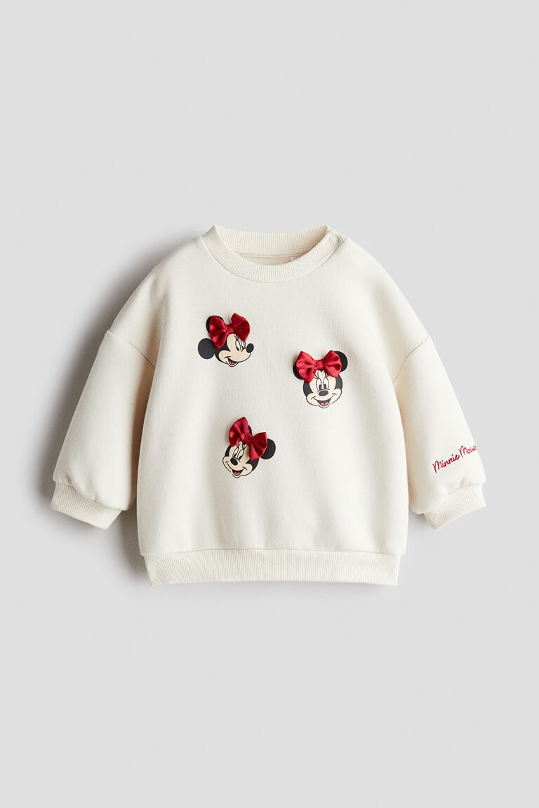 Printed brushed-inside sweatshirt