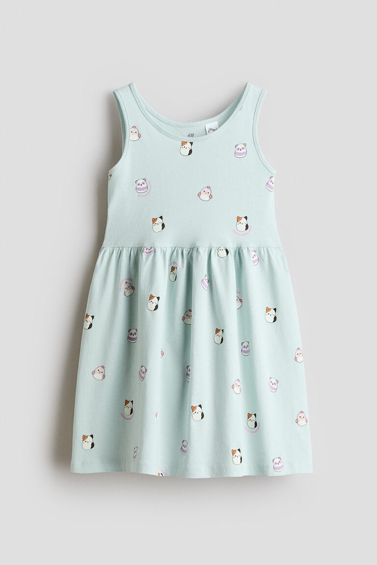 Printed cotton dress